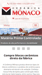 Mobile Screenshot of ceramicamonaco.com.br